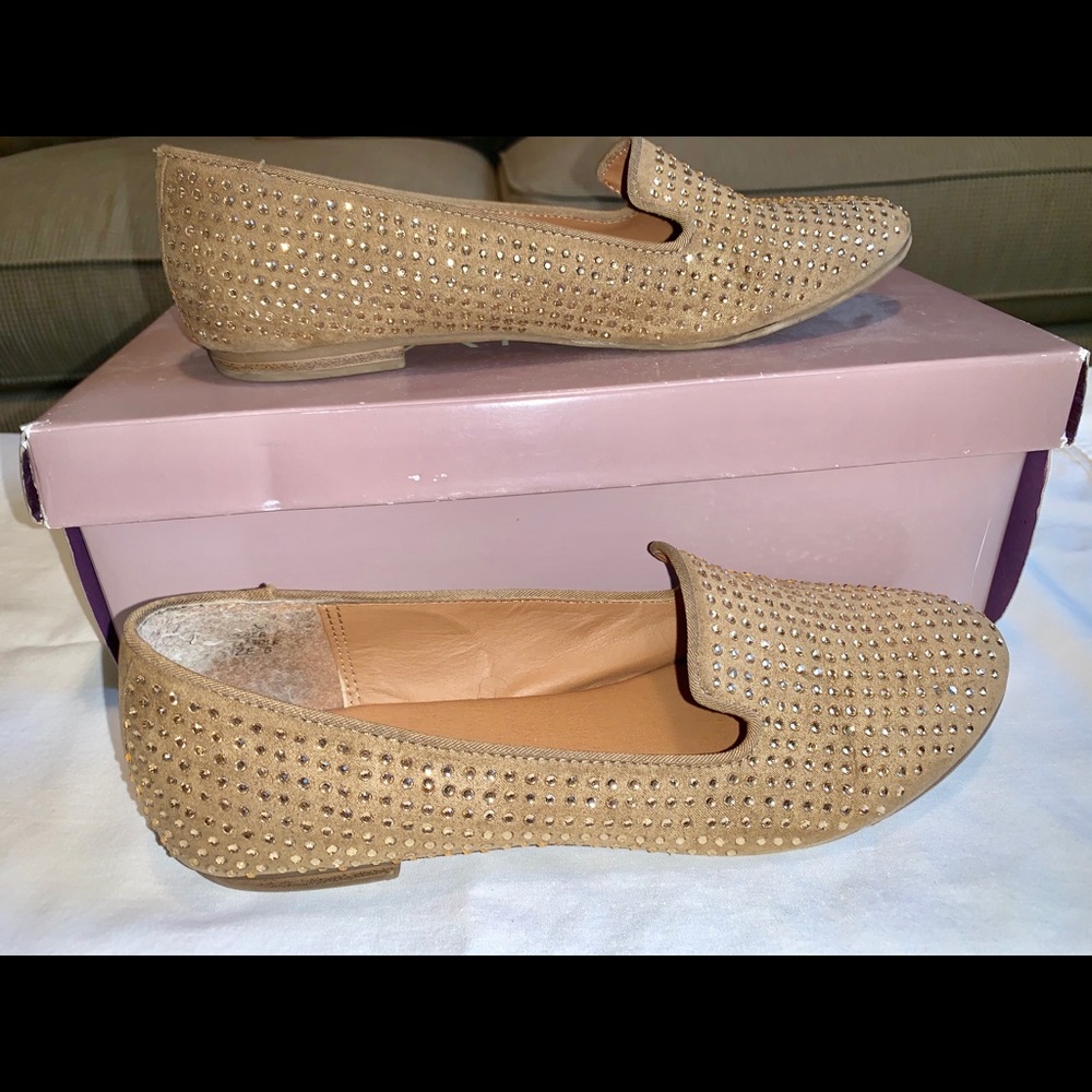 Bakers Gold Rhinestone Flat - Picture 4 of 5